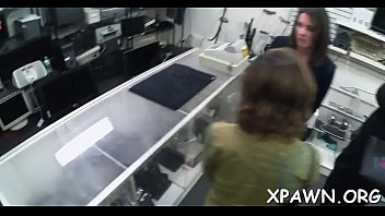 Preview 2 of Black Milky Breast - Enjoyment loving and playful dilettante is fucked behind the counter