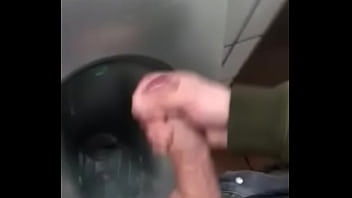 Preview 4 of Alura Jenson Sex Sleeping - Stroking at public toilet