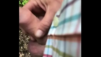 Preview 2 of Intercouse - Outdoors wanking in the woods with the wife