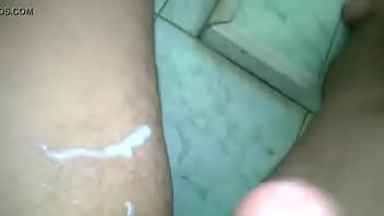 Preview 4 of Petite Ebony Teen Creampie - Punheta gostosa