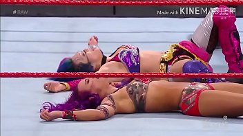 Preview 4 of Hot Mam San - Sasha Banks takes Asuka to the limit.