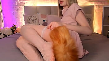 Preview 1 of Daddy Doughter Japanese - Sweet Eaton Flaunting Her Feet On Cam