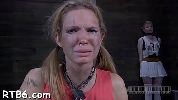 Preview 3 of Celebrity Searchcom - Tied and tossed up beauty receives toy pleasuring for her bawdy cleft