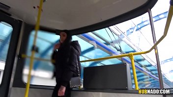 Preview 1 of Canim Yaniyor - Woman watches me jerking off on a tram! # Stacy Sommers