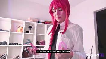 Preview 2 of Blasen In Der Kneipe - Makima Of The Chainsaw Man Got A Creampie