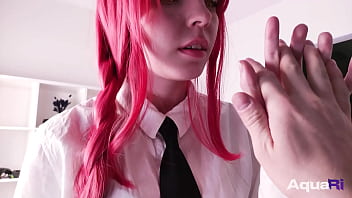 Preview 1 of Blasen In Der Kneipe - Makima Of The Chainsaw Man Got A Creampie