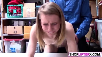 Preview 1 of Mutter Vater Tochter - Shoplifting Sweety Catarina Gets Drilled