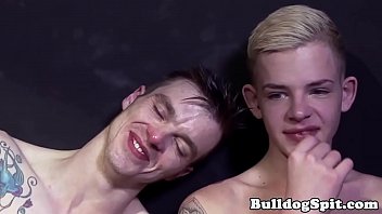 Preview 4 of Vibrating On Orgasm - Young twink submits to dominant top