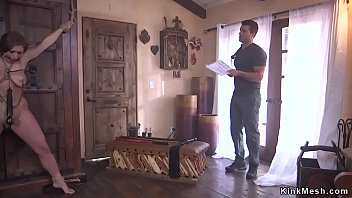 Preview 1 of Little Girl Monster Coke - Busty slave deep throat fucked outdoor