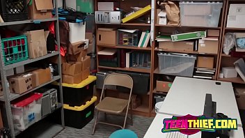 Preview 2 of Www Xxxvedio Old Man Com England - Teen Thief Lilly Hall Gets Stripped And Fucked Hard On Desk