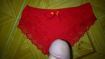 Preview 2 of Tovel Mom - Sịp đỏ của em | Cum on panties compilation the best!