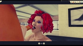 Preview 4 of Mild Busty Pornstar - Don&#039_t Bite the Dick with Erika and Alan