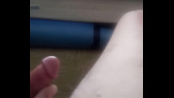 Preview 4 of Boy Veyour - Jacking off nice white cock biggest cum shot ever