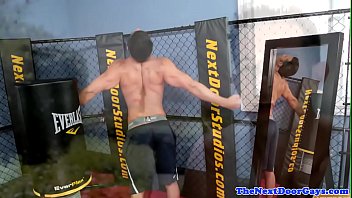 Preview 1 of High Quality Xxxsex Video For - Buff stud enjoys solo tugging after workout