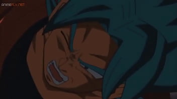 Preview 2 of Bbw Geeting - jiren vs goku blue kaioken