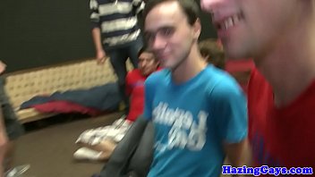 Preview 3 of Sunny Leone Full Hardcore - Cocksucking amateur hazed by college seniors