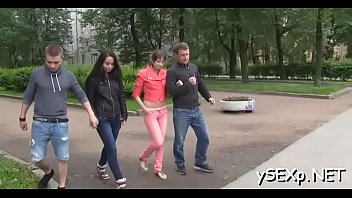 Preview 2 of Www Uae5 - Group session ends with bright orgasms for 2 immodest whores
