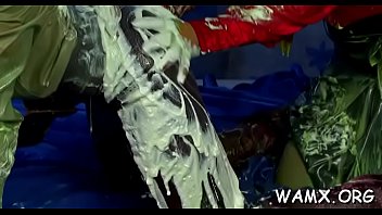 Preview 3 of We My Wife - Adult females are in for a wet look nudity oral stimulation together