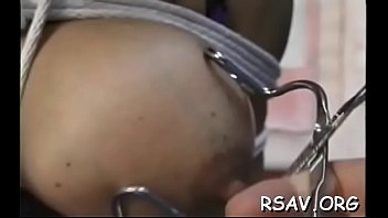 Preview 2 of Sauna Tara Lesbi - Blindfolded teen cutie gets her wet boobs manhandled