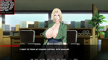 Preview 1 of Ebony Stepmom Porn - Sarada Training (Kamos.Patreon) - Part 17 Temari Training By LoveSkySan69