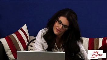 Preview 1 of Mom Fuck Big Tits 12 Inci - Spex domina babe humiliates naked sub