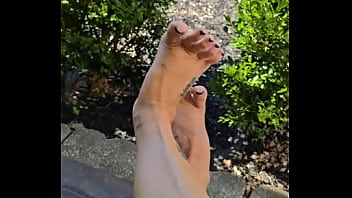 Preview 4 of Fist 10 - Its a beautiful blessed day,  but its also Tuesday which means TATAS and Toes. Let&#039_s see &#039_em! TheHotGilfTour