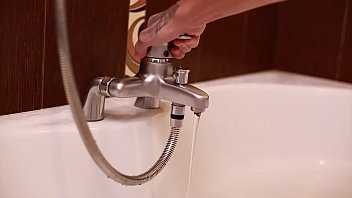 Preview 1 of Pervertd - Big Uncut Cock in the Bathroom