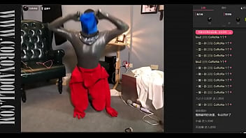 Preview 4 of Sarabonti Nayka - 5 Layers Zentai   Live Gasmask b. Play