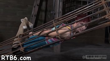 Preview 3 of Kendra Mom Fucking - Gagged angel receives furious whipping on her tits
