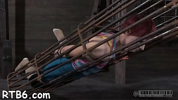 Preview 4 of Kendra Mom Fucking - Gagged angel receives furious whipping on her tits