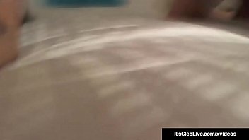 Preview 3 of Pideo Bokep Xxx Java Hihi - Horny Hottie Its Cleo Is Fucked On Live Cam By Hard Cock BF!