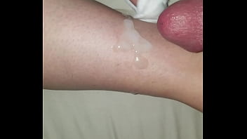 Preview 4 of Dec Ln - Ass with cum on her leg