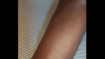 Preview 2 of Sasha Grey First Anal Dp - On my way to bed in my blue lingerie to touch myself a little