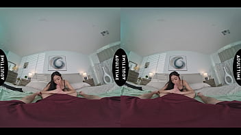 Preview 2 of Son Convimce Mom - UP CLOSE VR - POV Hot Babe Jade Kimiko Struggles Taking Your MASSIVE Cock! SHAKING ORGASM   CUMSHOT