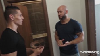 Preview 1 of Kisses Hashley - Maskurbate Paying the Rent with his Beautiful Cock