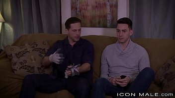 Preview 1 of Danieleforu - Macho Handyman Roman Todd Fucks Cutie On Couch