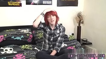 Preview 1 of Horny Brunette Passionate - Sax moves emo 1 gay Big dicke&#039_d molten emo Alexander Daniels joins us