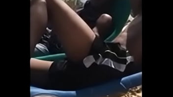 Preview 3 of Brother Sister Skype Sex Show - 19yo caught flashing on public beach
