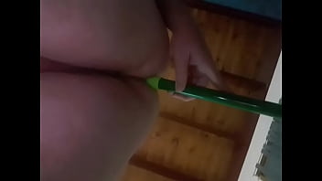 Preview 1 of Manual Frarar - Guy puts a Broomstick in his ass