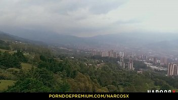 Preview 1 of Jepon My Wife - NARCOS X - Wild fuck fest with Latino gangster &amp_ tattooed Colombian Laura Montenegro
