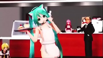 Preview 1 of Ww Bandeh Sunny Ieonc - sexy naked apron 3D anime girl dance