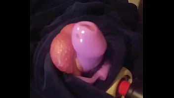 Preview 2 of Fuvk Girl - Sissy cuck cums in chastity
