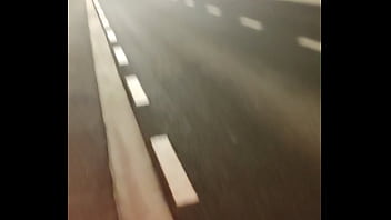 Preview 1 of Horny Solo Girl Teasing - Bus stop public cum ballweight