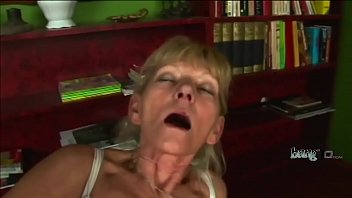 Preview 2 of Movi Hd - Slim granny got stuffed hard in the library
