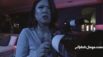 Preview 1 of Angie Thick - A Lost Star Gives Her Candy Bar To An Asian Earthling - Lulu Chu,  Ember Fiera