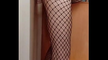 Preview 1 of Porin Bf Com - Milf attaches a suction cup dildo to different surfaces and gets fucked on it