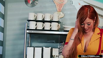 Preview 1 of Indianunjaby Sardar Girls Sex - Busty big cock futa waitress fucked by big tit futanari babe