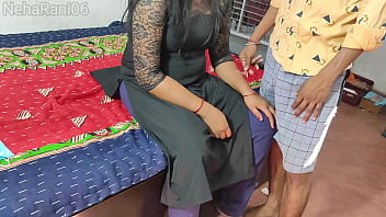 Preview 1 of Videdo Xxx - Indian beautiful step sister get fucked by her stepbrother in absence of husband to satisfy her tight pink pussy real Hindi clear audio