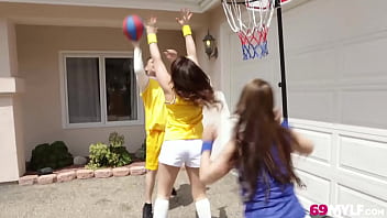 Preview 1 of Sex Antuy Hd - Hot Stepmoms Play a Different Double Dribble Game