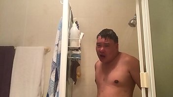 Preview 2 of Teen Fucks On Chair - Sexy shower scene 3